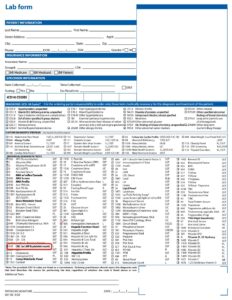 Lab form - Phlebotomy Career Training
